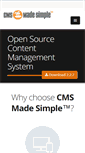 Mobile Screenshot of cmsmadesimple.org